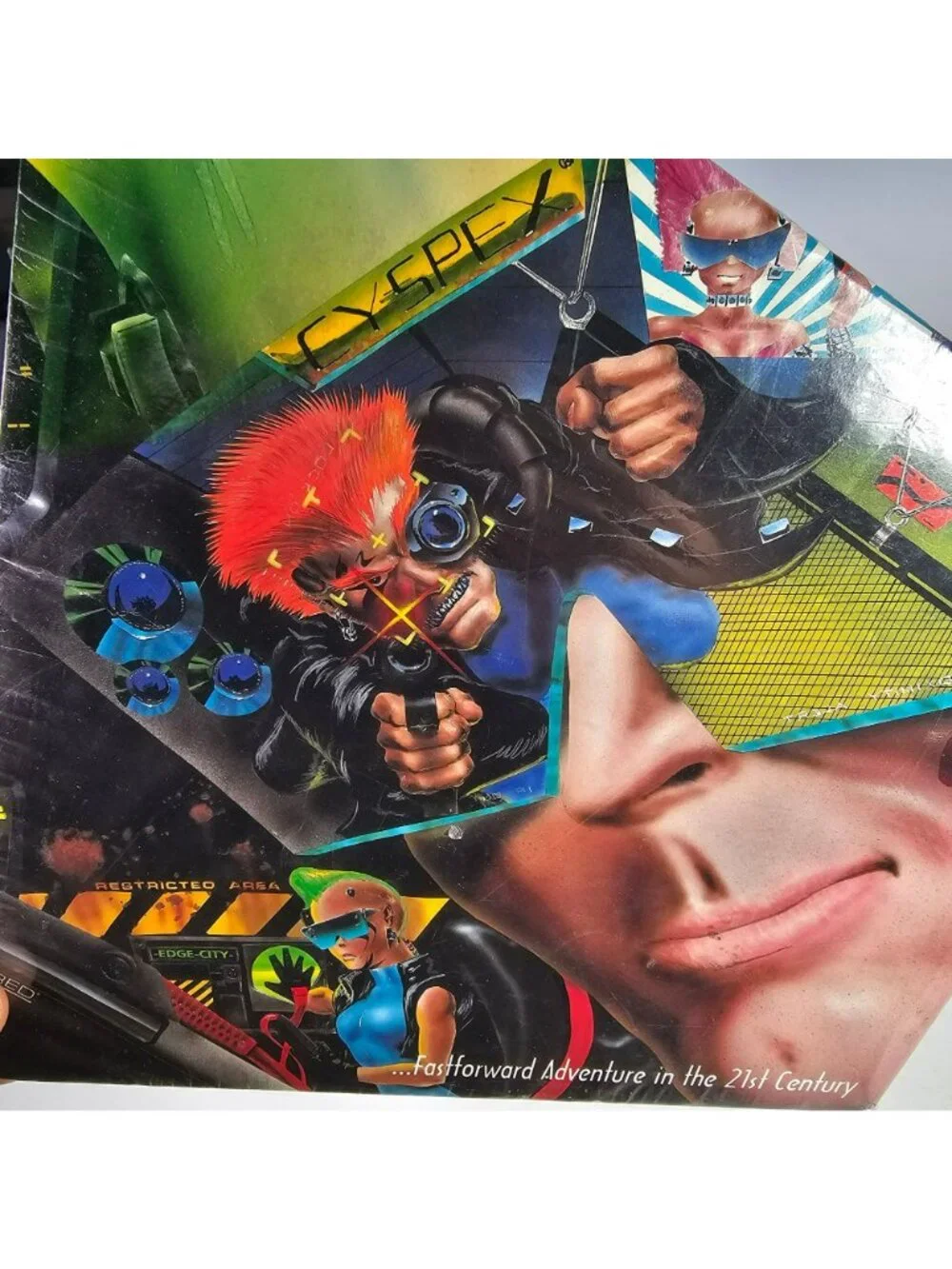 Edge City Board Game 1994 Vintage Cyberpunk Adventure Strategy SEALED